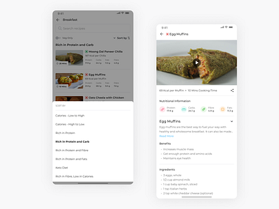 Food Recipe App (Part - 2) design food recipes product design ui user experience visual design