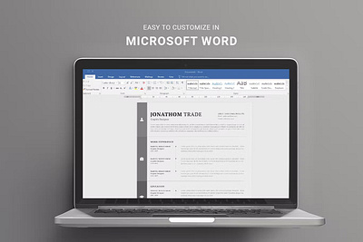 Resume Template clean cover letter creative cv cv design cv template doc docx job letter manager microsoft minilist minimal modern professional resume resume design student word