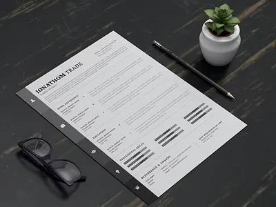 Resume Template clean cover letter creative cv cv design cv template doc docx job letter manager microsoft minilist minimal modern professional resume resume design student word