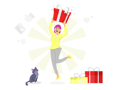 Giveaway Winner avatar giveaway icons illustration people winner