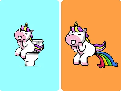 Unicorn Poop background