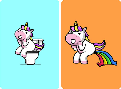 Unicorn Poop background