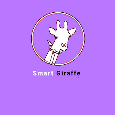 smart giraffe vintage logo 3d animation branding design drawing graphic design illustration logo motion graphics typography ui ux vector vintage