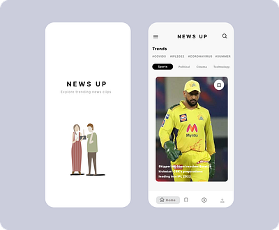 NEWS UP app design illustration logo mobile news app newsapp newsappdesign ui ux