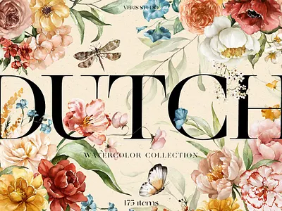 Watercolor Floral Alphabet 3d animation app branding design graphic design illustration logo motion graphics ui vector