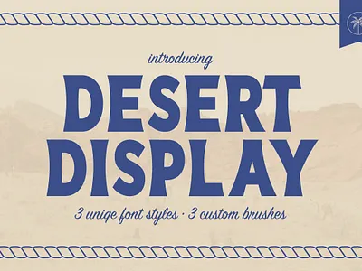 Desert Display Vintage Font 3d animation app branding design graphic design illustration logo motion graphics ui vector