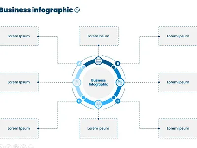 Business Circle Infographic :) business infographic infographic powerpoint