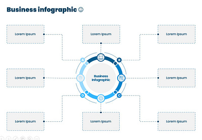 Business Circle Infographic :) business infographic infographic powerpoint