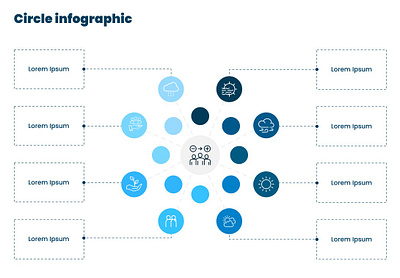 Circle Infographic animation business infographic circle infographic design graphic design infographic infographics powerpoint