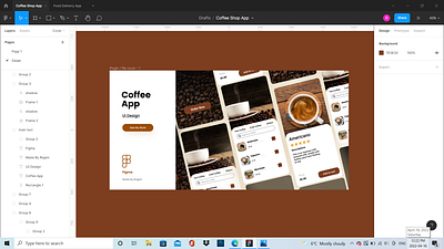 Coffee App 3d animation app branding design graphic design illustration logo motion graphics typography ui ux vector