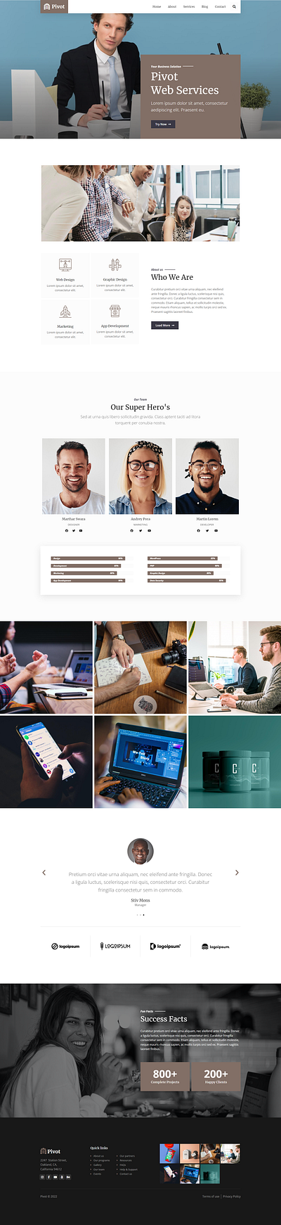 Pivot Web Agency Wordpress Website Design agency agency website attractive business business website creative design elementor elementor pro latest web design modern website responsive design web agency website website design wordpress wordpress developer
