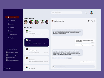 AL Social Platform app design ux web design