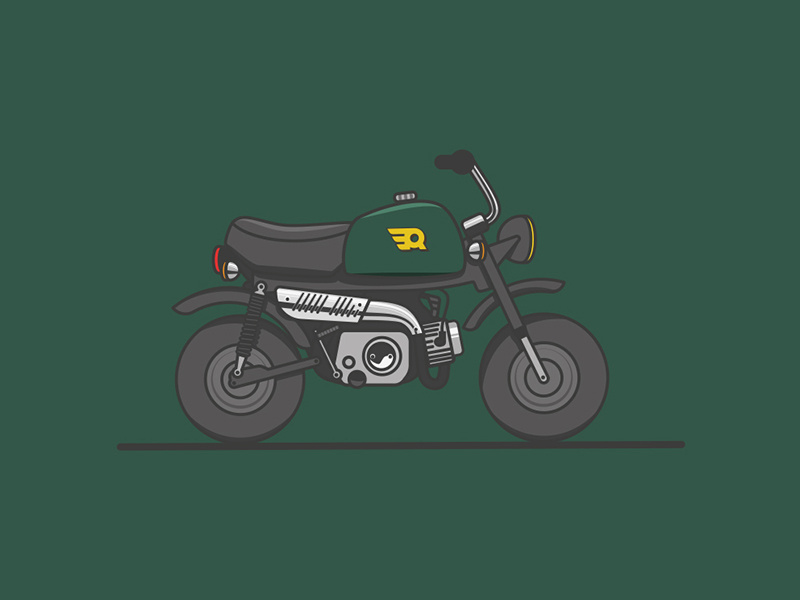 Honda Monkey by Reel on Dribbble