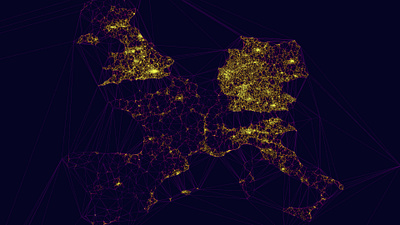 Europe EVcharge Density Map - Zoom analytics chart data data analysis data analytics data journalism data mining data visualization dataviz geographic gis infographic infographic design information technology journalism layer styles mapbox mapping maps user experience