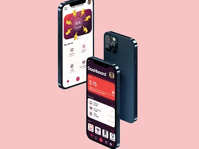 Energy Monitoring App UI/UX design animation app bar branding colorful design graphic design il illustration login minimal navigation power profile typography ui ux vector