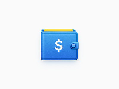 Wallet Icon app icon dollar leather mac icon macos icon osx icon realistic sandor skeu skeuomorph skeuomorphism ui icon user interface icon ux icon wallet