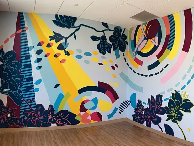 Cambria Hotel Mural - Columbia, SC cambria hotel columbia fitness center float interior mural