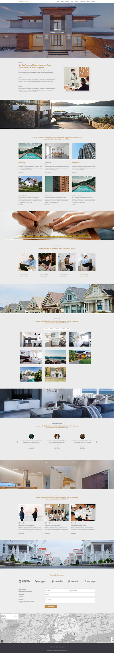 Free Architect or Interior Website Template bootstrap template bootstraplily design free bootstrap template free template free website free website template freebie