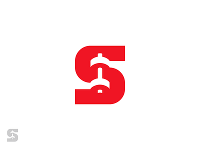 Smart Fitness logo awesome logo barbell branding clean logo creative logo fitness flat logo gym health lettering logo ideas logo inspiration minimal logo minimalist logo monogram s negative space s logo simple logo typography