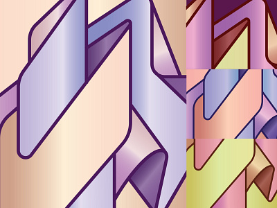 5th Episode - Abstract Futuristic Holographic Shapes artwork branding design graphic design illustration inspiration logo ui ux vector