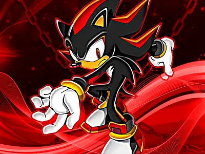 Shadow The Hedgehog Logo anime branding cartoon design editing graphic design icon logo sonic ui vector