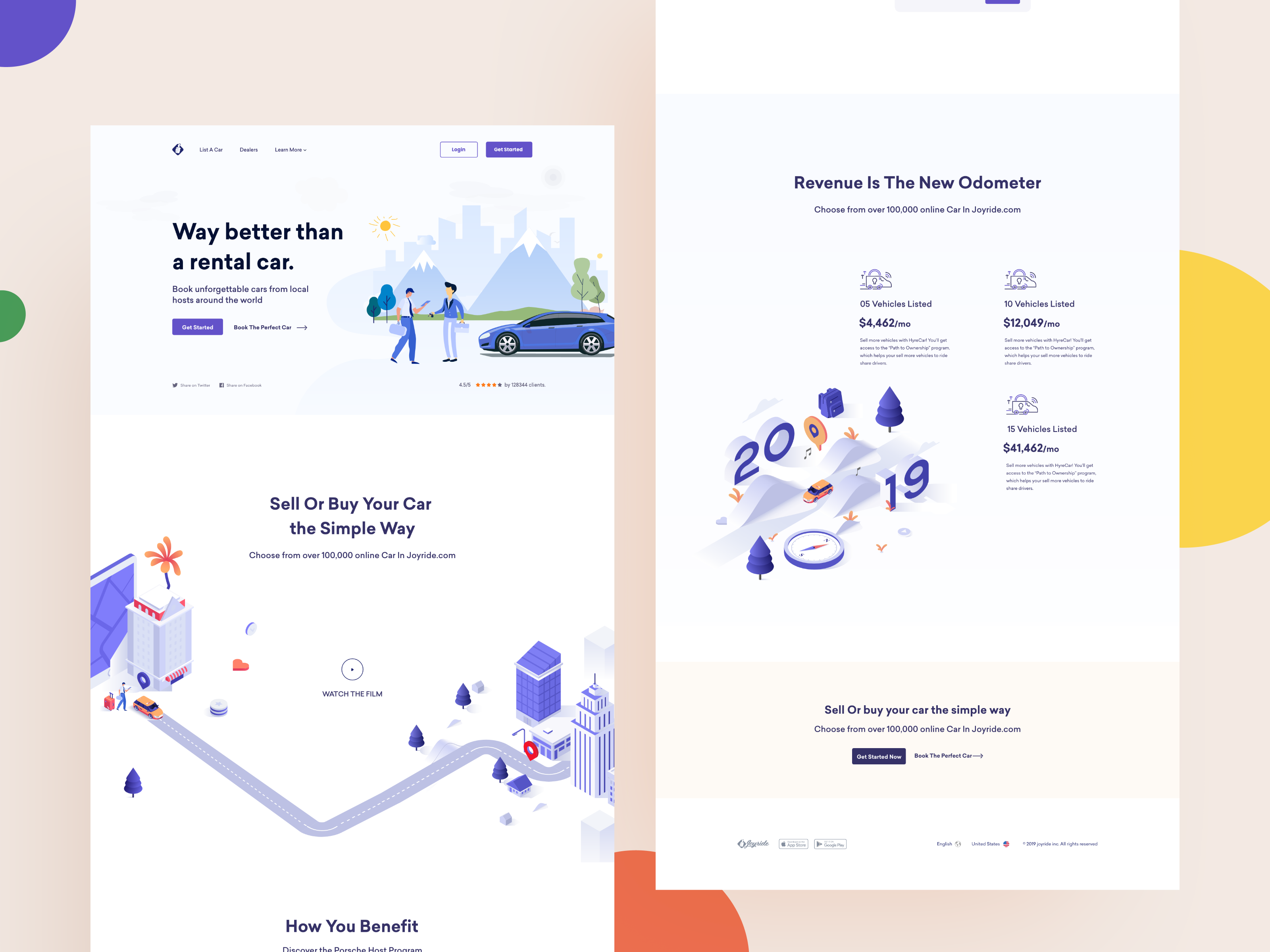 Example of Web UI UX Design