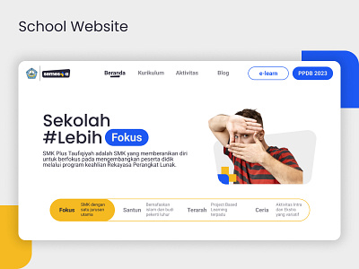 SMK Plus Taufiqiyah's Website design figma school ui uidesign uxdesign web webdesign website