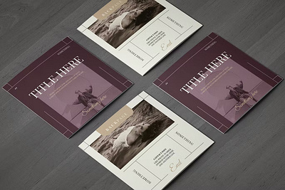 Fashion Square Trifold Brochure advertising catalog clean design fashion fashion square femenine graphic design illustration indesign magazine photography porfolio print printable square square trifold template trifold trifold brochure
