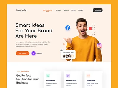Digital Agency Landing Page agency website app designer best shot home page landing page landingpage product designer top design ui ux user interface web designer
