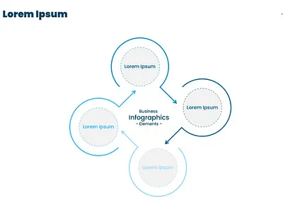 4 step Business Infographic animation business infographic circle infographic design graphic design illustration infographic infographics logo powerpoint
