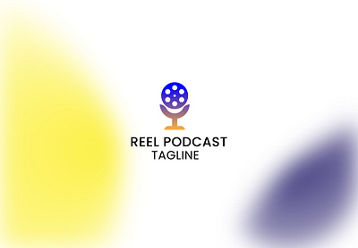 Reel Podcast Logo Design - Creative - Modern - Unique 3d app logo branding business logo company logo creative logo design design trends dope logo graphic design logo logo inspiration logo maker podcast logo sleek logo ui