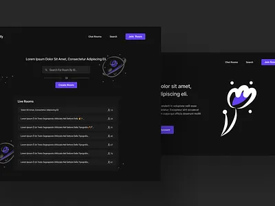 Chatify - Text Chat Rooms design figma graphic design logo ui
