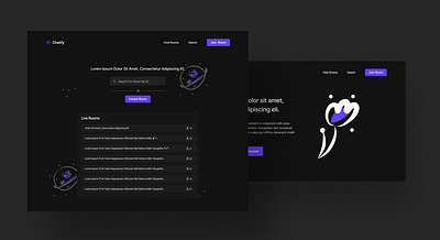 Chatify - Text Chat Rooms design figma graphic design logo ui