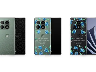 OnePlus 10 pro (2021) TPU Clear Case Mockup by VecRas psdmockups