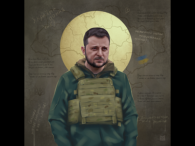 “Life overcomes death, and light overcomes darkness” V. Zelensky art digital art digital illustration drawing freedom graphic design illus illustration painting president stop war ukraine v. zelensky war