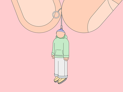 Keychain 2d avatar character design digital illustration kapustin keychain personal project toy vector