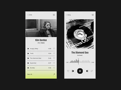 Music App UI 3d animation app application art branding color design graphic design illustration logo motion graphics music musicapp nft popular shot ui ux vector