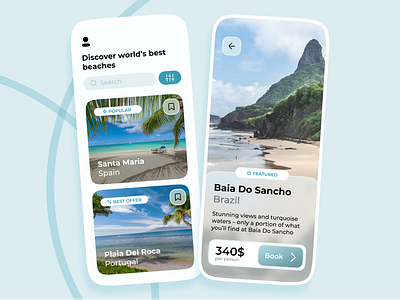 Travel Guide App app ui mobile app travel travel guide