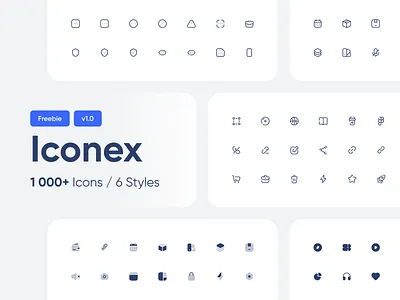 Iconex - Freebie icons (Figma Community) app cmmunity design figma figma community fill flat free freebie glass icon icon pack icon set iconex icons interface pack set stroke ui