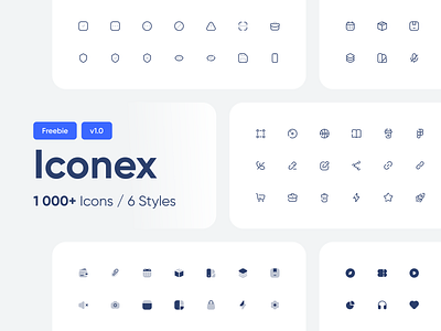 Iconex - Freebie icons (Figma Community) app cmmunity design figma figma community fill flat free freebie glass icon icon pack icon set iconex icons interface pack set stroke ui