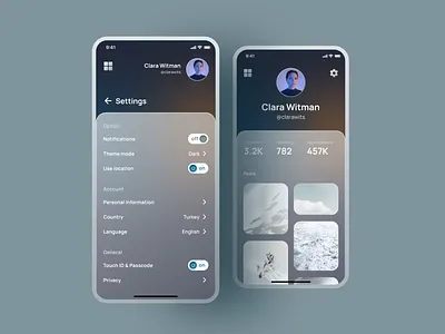 DailyUI #007 - Settings Screen app dailyui dailyuichallenge design product design ui uidesign uiux ux