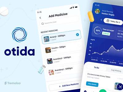 Otida (Lifestyle App) app branding design illustration logo ui ux web website xd