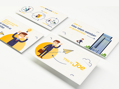 Pitch deck design branding design graphic design illustration pitch deck presentation yellow