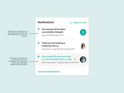Notification Drop-down app design dropdown notification ui ux