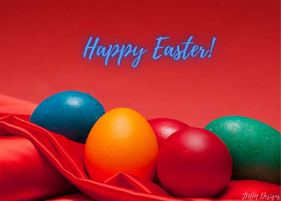 Happy Easter canva graphic design