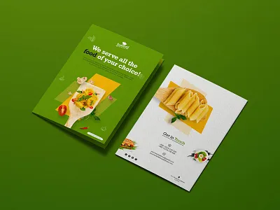 Bifold Brochure Design for Restaurant Food Menu Card Flyer bifold brochure brochure design delicious food menu eye catchy design food banner poster food catalog food flyer food menu card food menu list graphic design multipage brochure print design restaurant menu socilam media banner trifold brochure