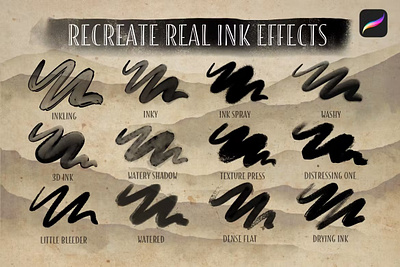 Free Inkling - Procreate Inking Set brushes drawing grunge ink inking japanese line paint pen procreate procreate art procreate brush procreate brushes procreate illustration splatter spray sumi sumi japanese watercolour wet