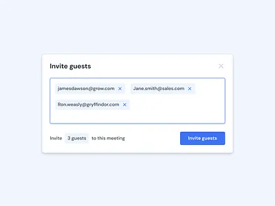 Invite Dialog app design invitation invite ui ux website