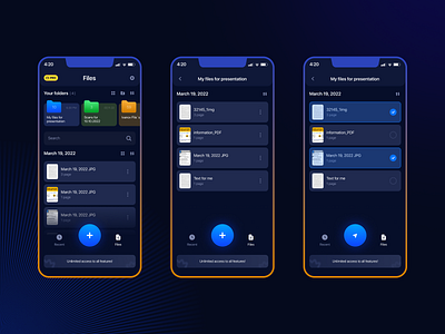 Scanner application UI/UX app application concept converting dark design document ios minimalism photo scanner ui ux