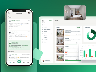 App & Platform for a co-living admin admin design app chart dashboard ui desktop mobile redesign sidebar ui uidesign ux uxdesign